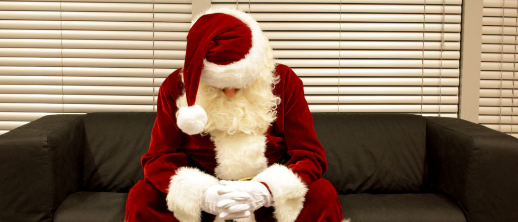 Sad Santa Clause