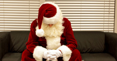 Sad Santa Clause